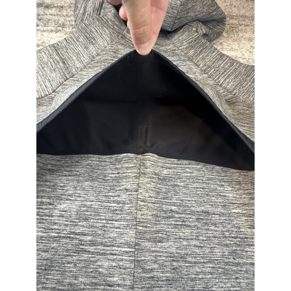 Lululemon Jacket Women 4 Pick Your Path Heathered Space Dyed Black Slub Hood - Picture 4 of 10